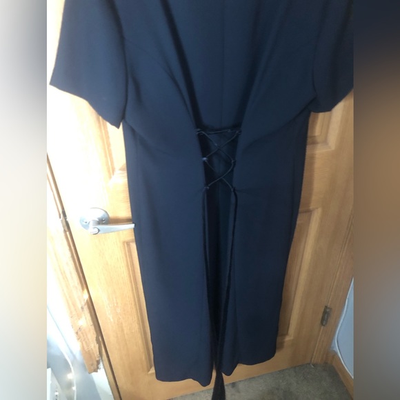 Navy Vintage Dress - Picture 3 of 5